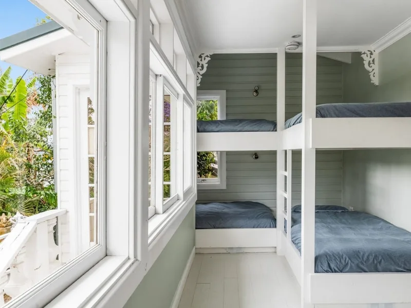 Magazine editor Justine Cullen Palm Beach home bunk beds