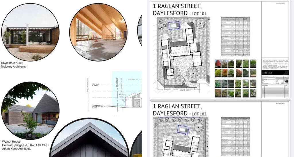 The Block 2025 Daylesford plans