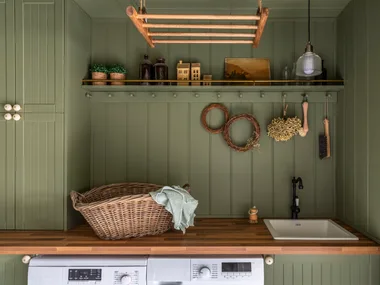 A country style laundry renovation for less than 10K.