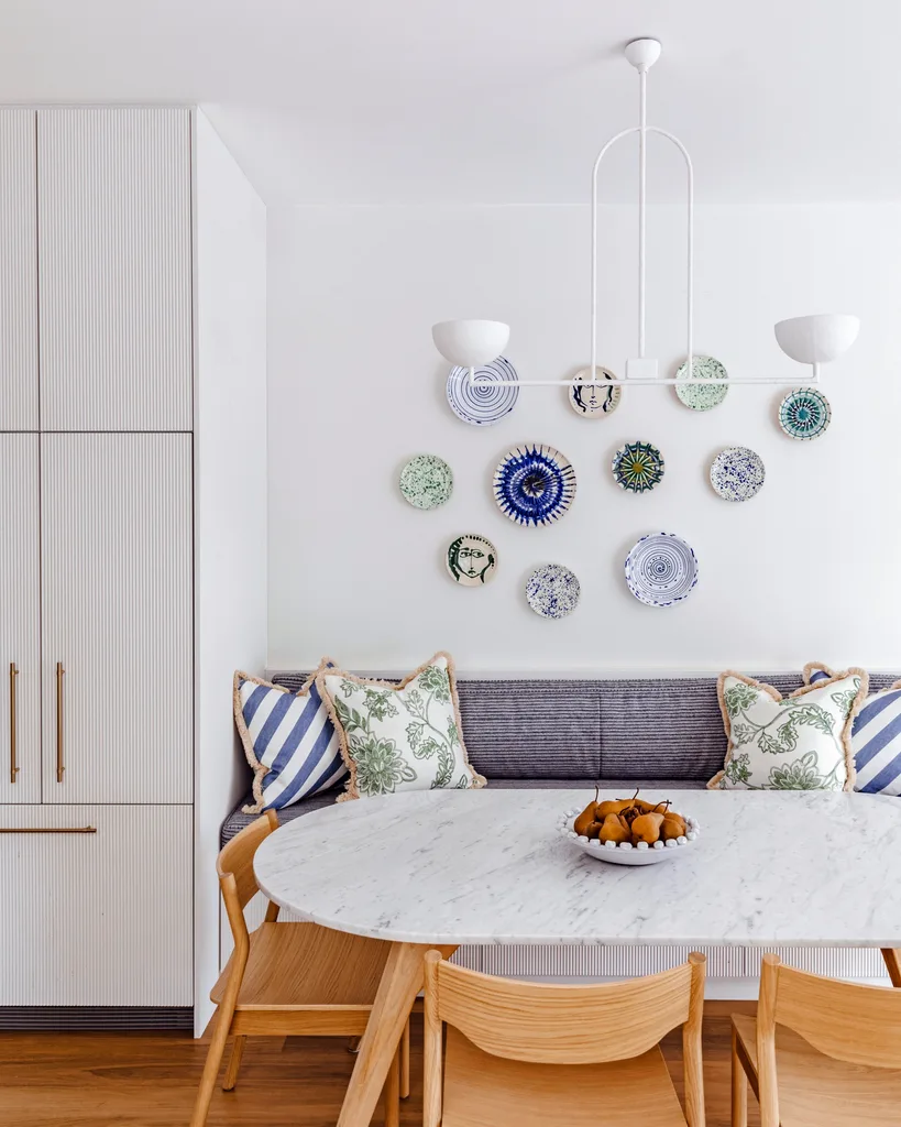 South Melbourne Victorian terrace breakfast nook.