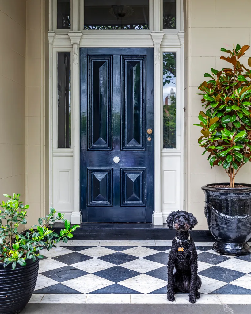 The exterior of a South Melbourne terrace home.