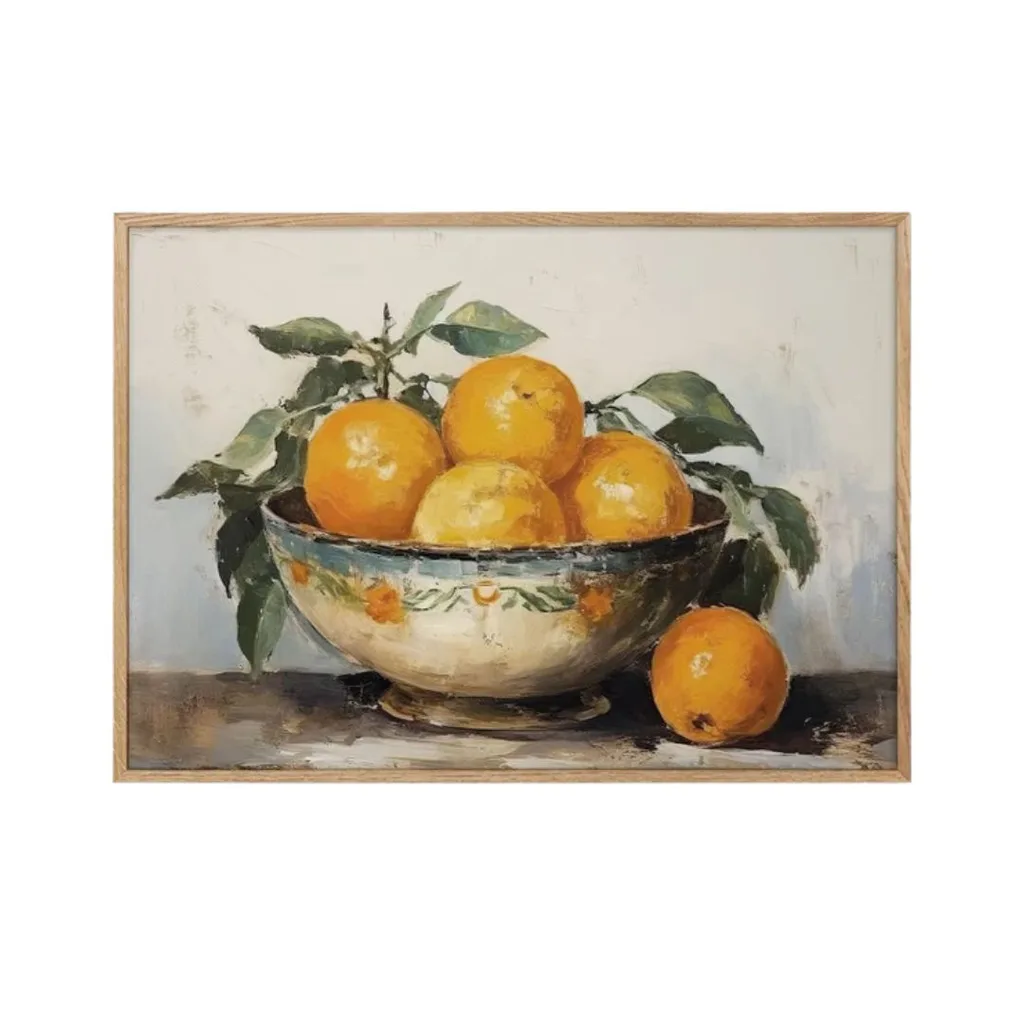 Vintage Kitchen Still Life Painting