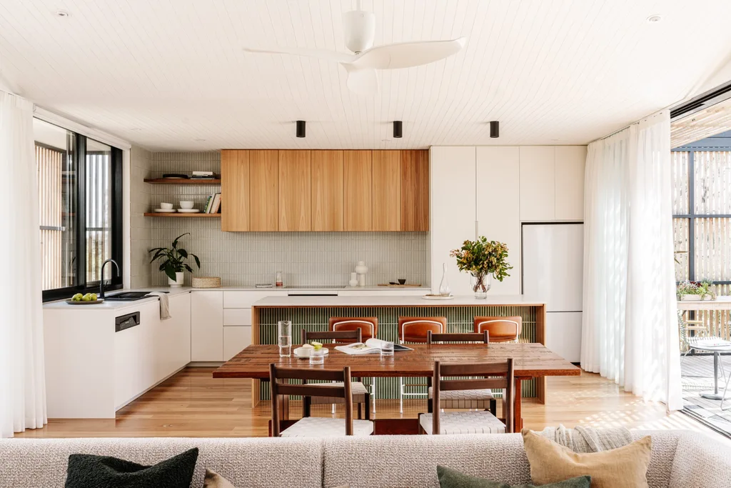 Sustainable Melbourne home kitchen.