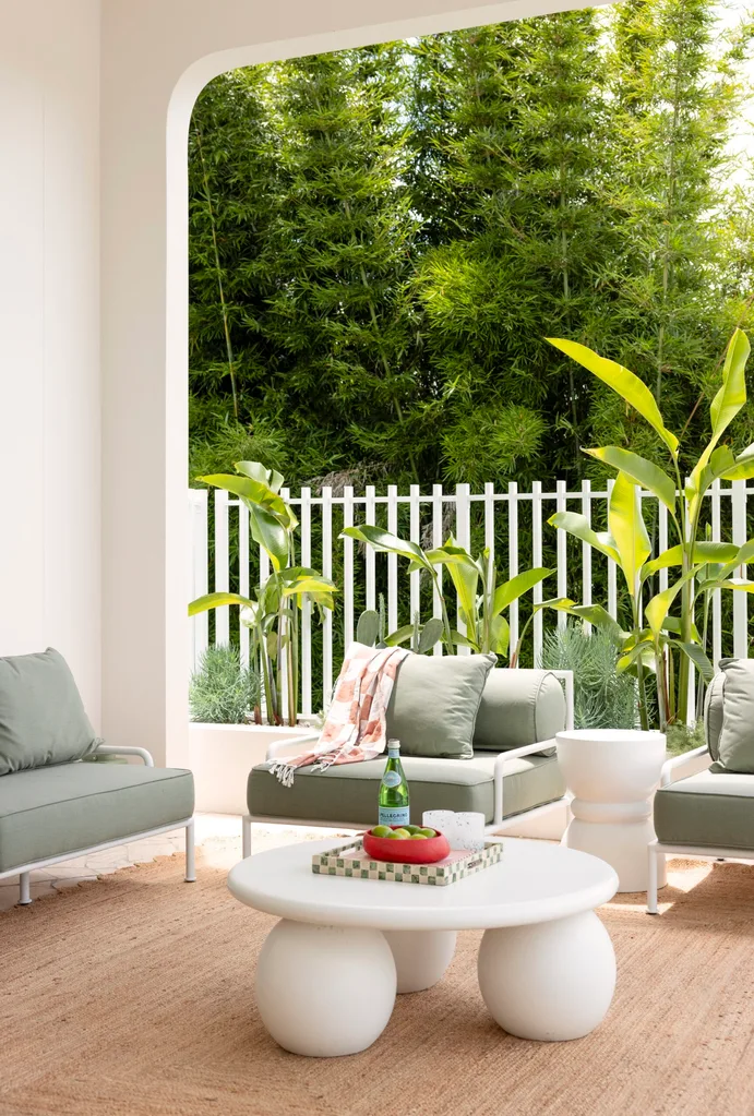 The alfresco area of a new build in Brisbane.
