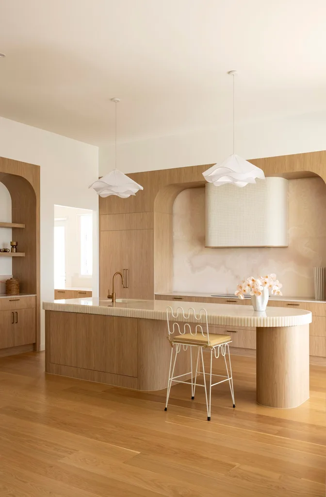 A kitchen inside a new build in Brisbane.