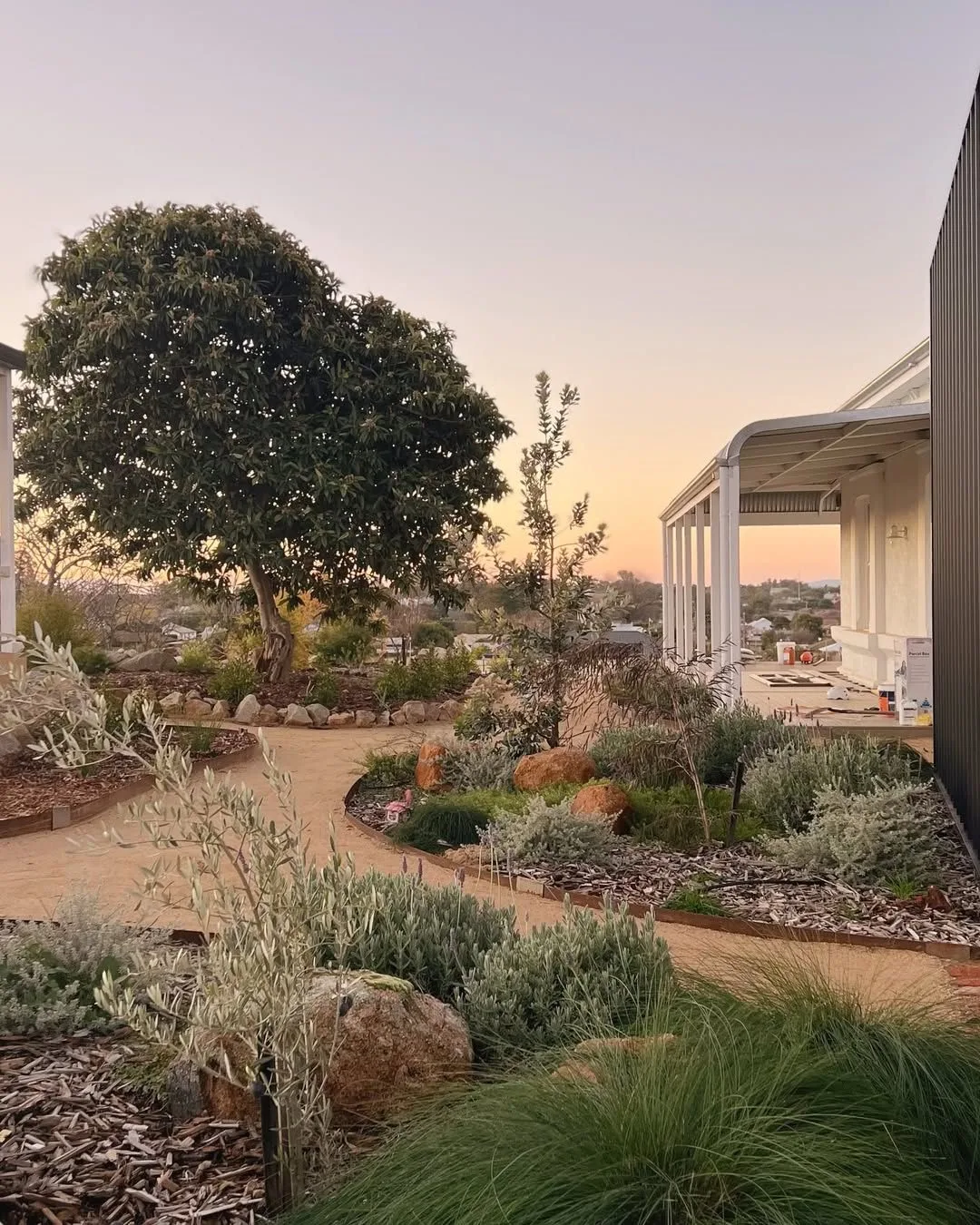 Josh and Jenna garden. 