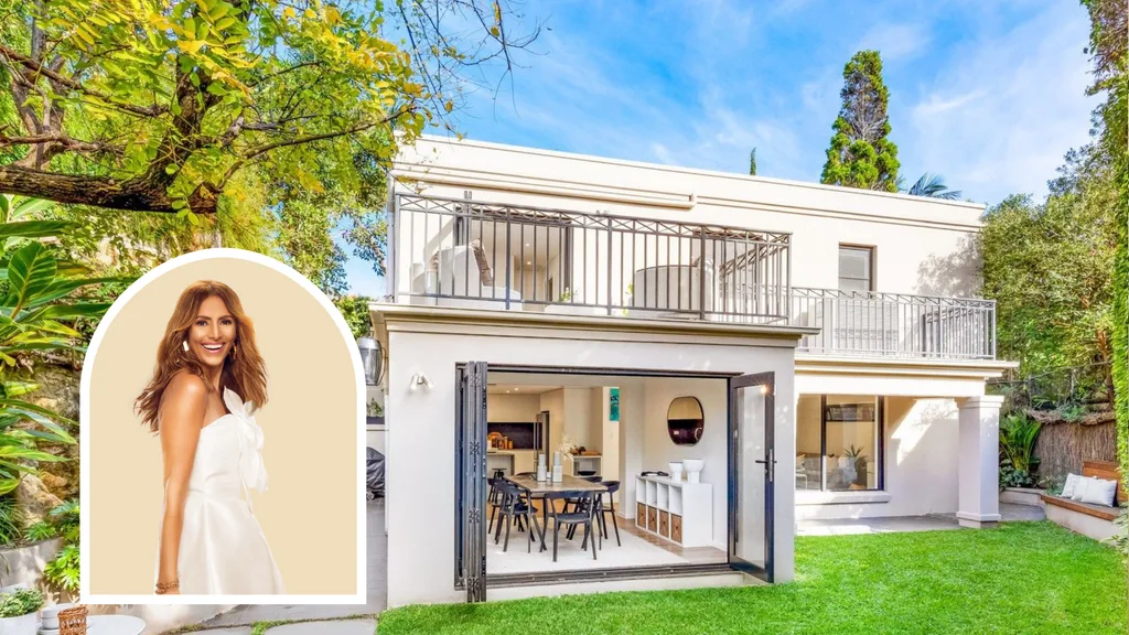 Sally Obermeder's white townhouse