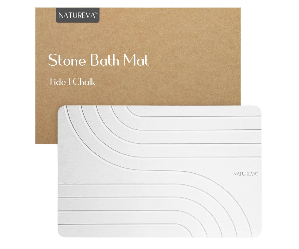 Natureva Home stone bath mat from amazon