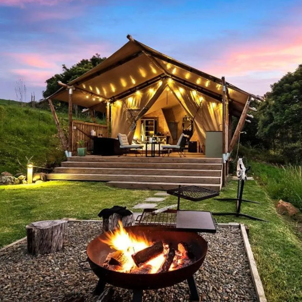 Cicada luxury camping.