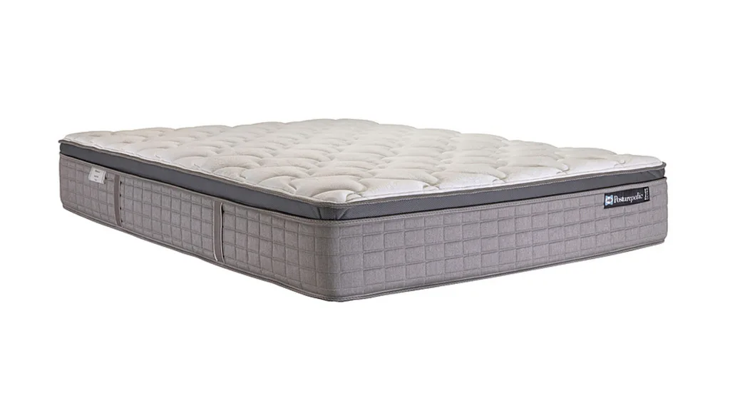A mattress from Sealy Posturepedic.