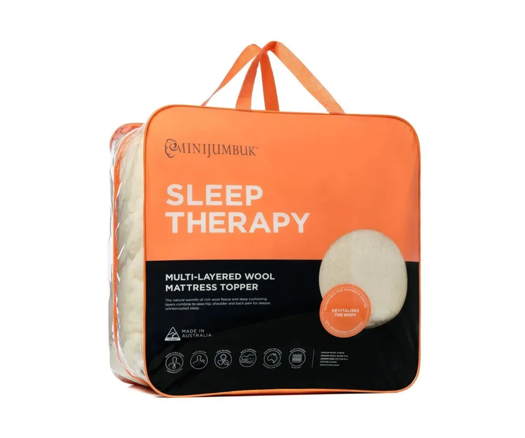 Minijumbuk sleep therapy mattress topper packaging