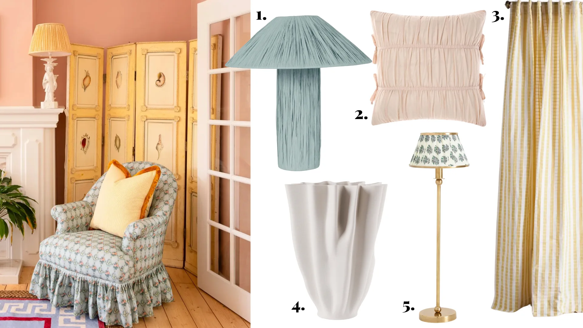 The pleated trend. 