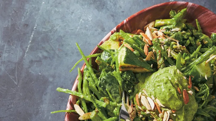 Tasty two-step green salad recipe to make tonight