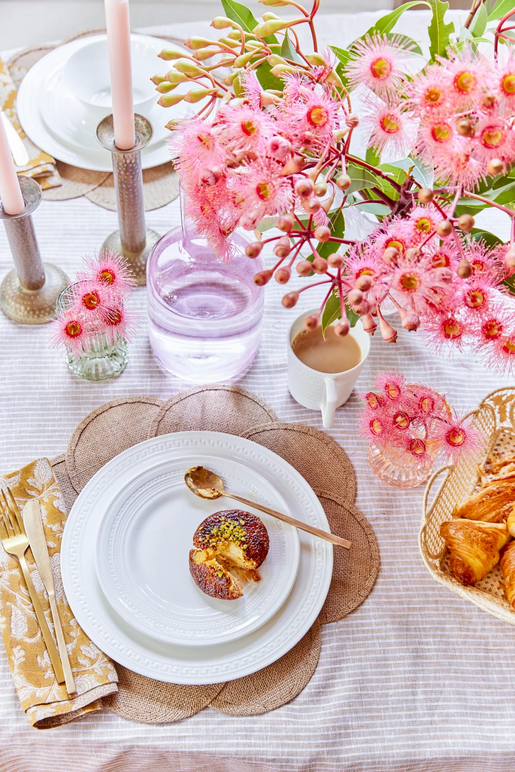 A luxury table look for less cost. 