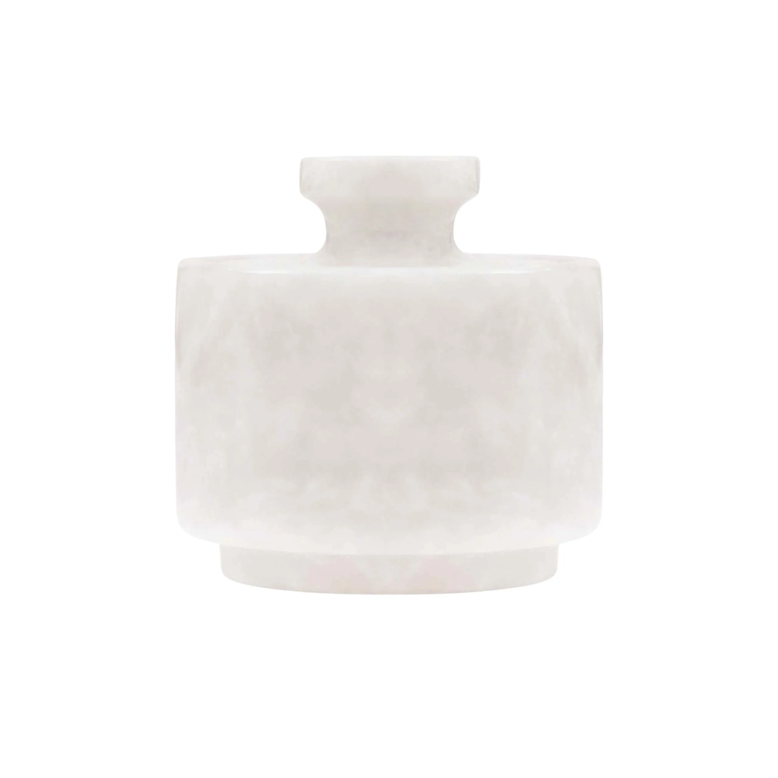 Marble sugar and salt vessel