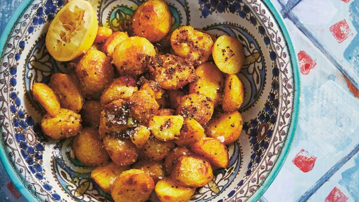 Spicy masala roast potatoes