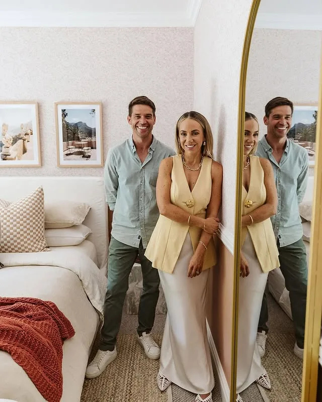 Rachel and Ryan in a bedroom