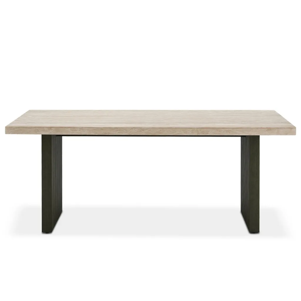 Sloane Travertine Dining Table