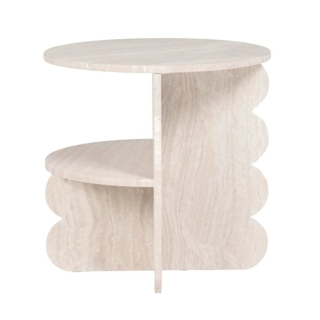 trit house travertine side table