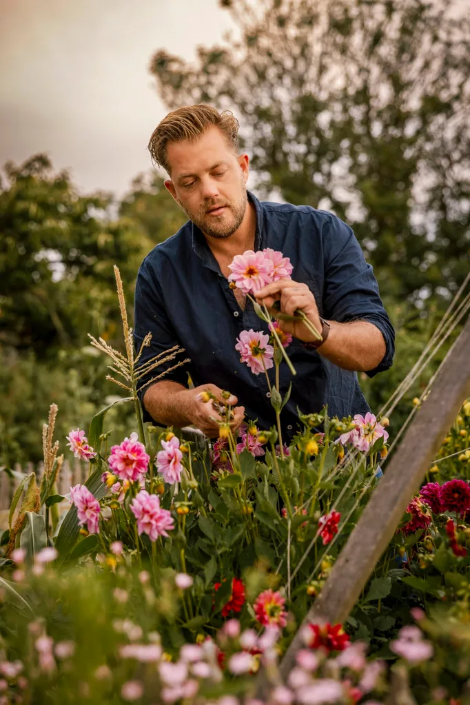 Ashley James country cottage garden.