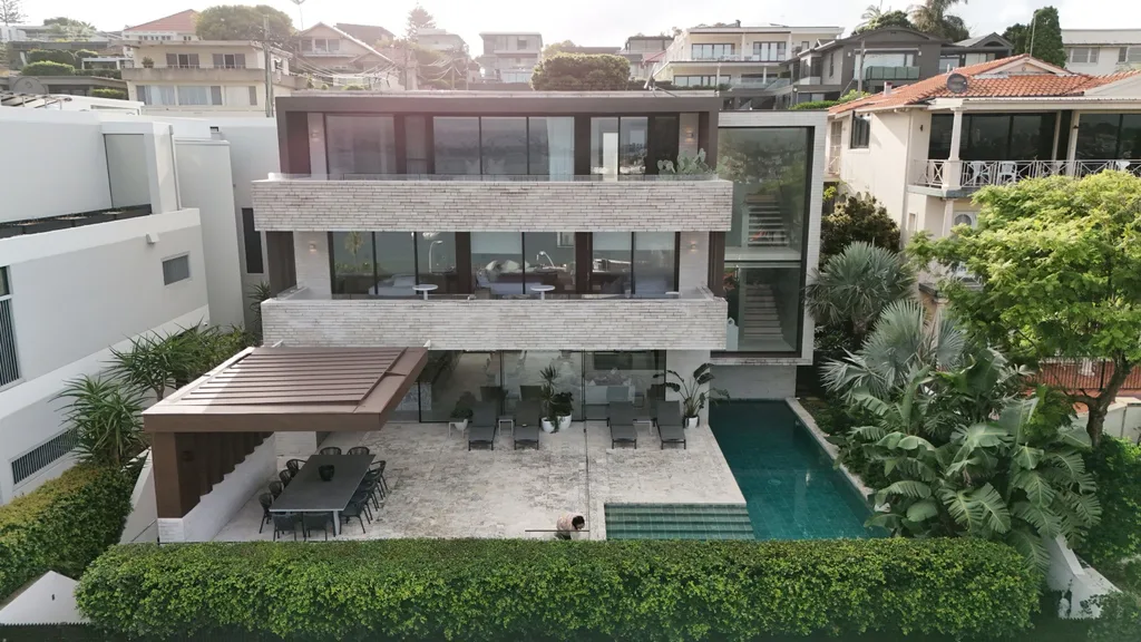 Billion Dollar Playground home Rawson exterior aerial shot