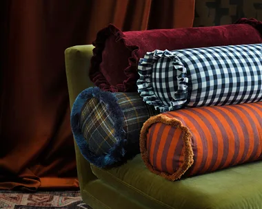 Beautiful bolster cushions to buy.