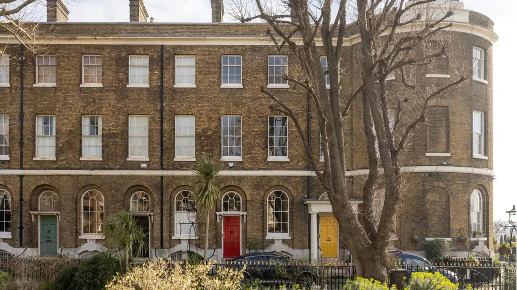 Graham Norton's London terrace.