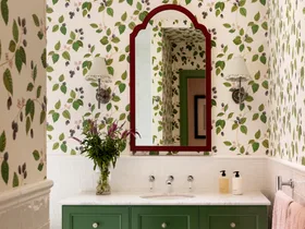 Amy Spargo’s green bathroom is big on whimsy and wonder