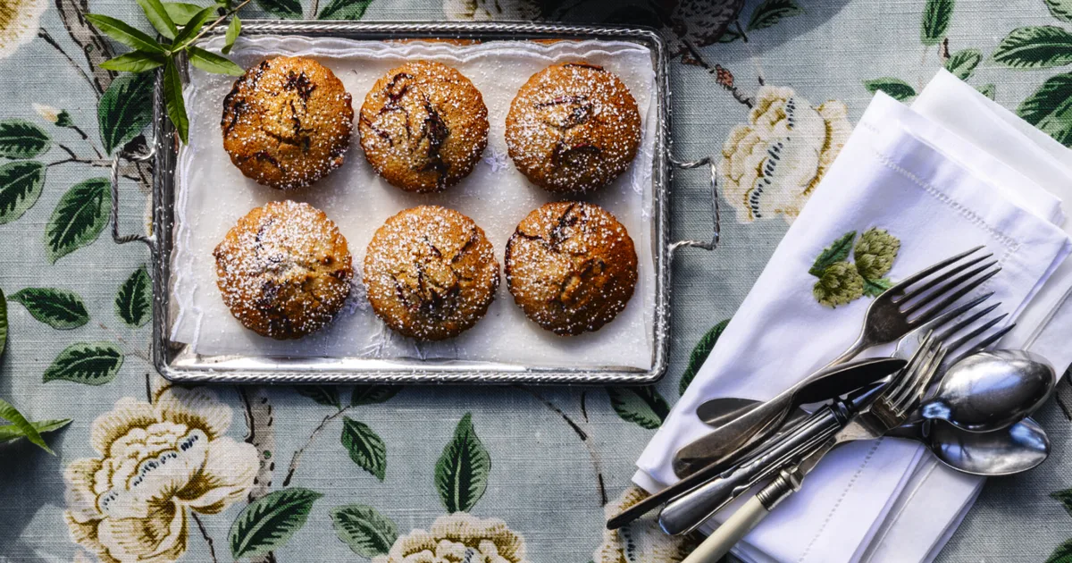 Lemon verbena friands | Home Beautiful