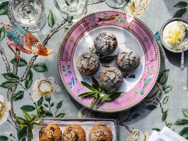 Lemon verbena friands