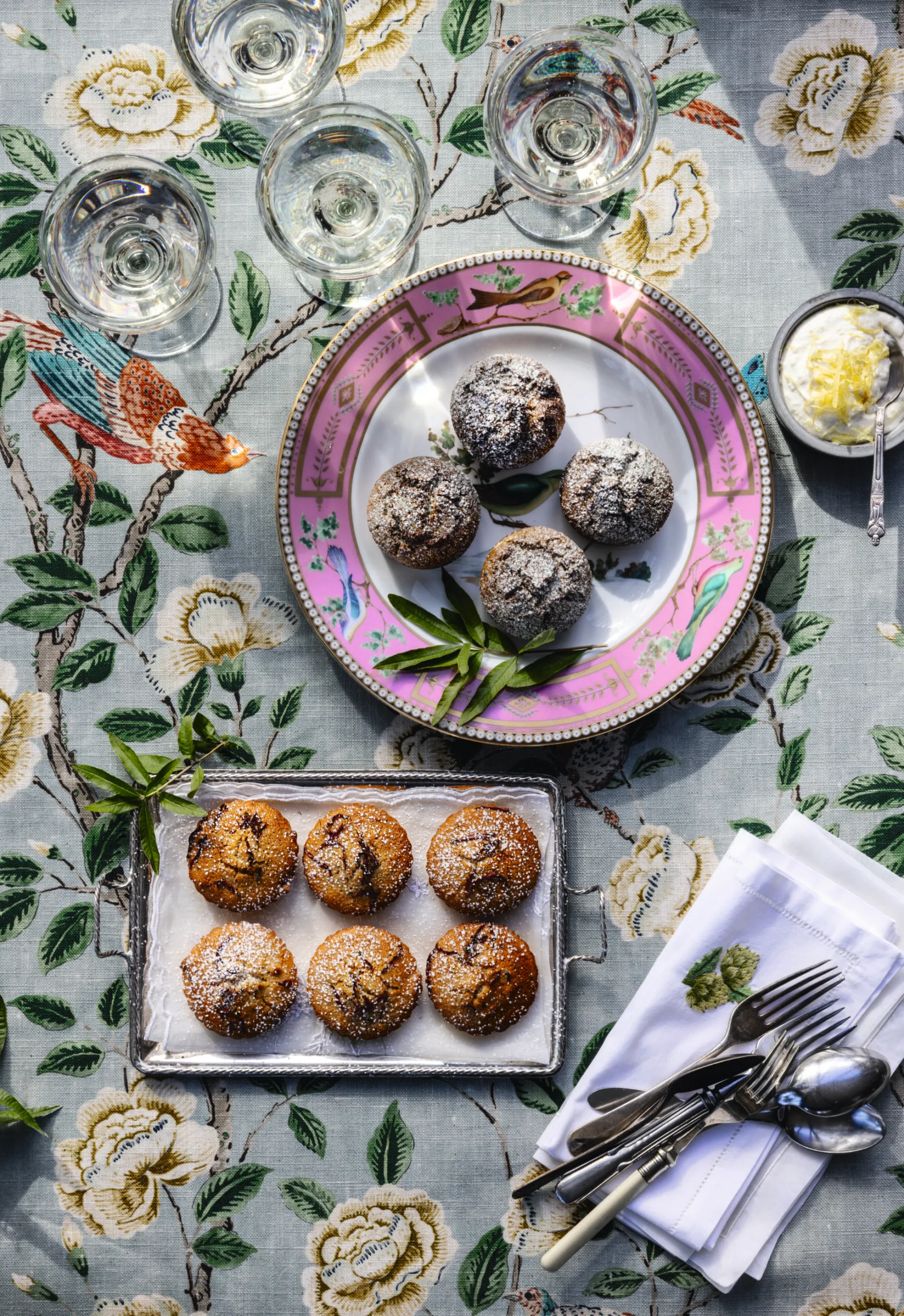 Lemon verbena friands