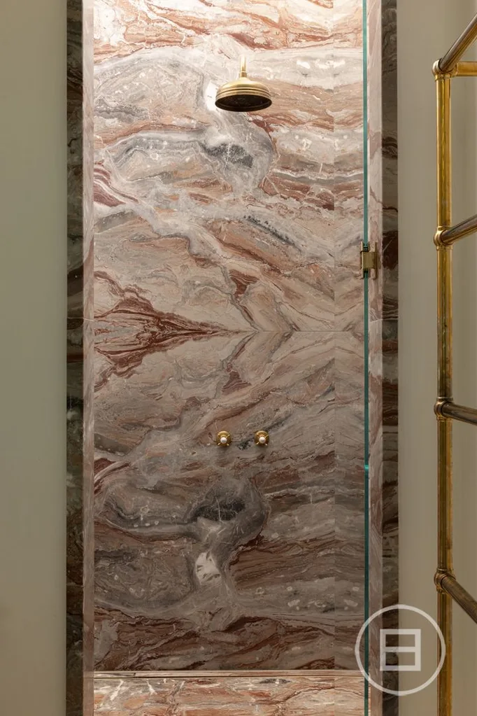 Marty Fox's Toorak home bathroom shower