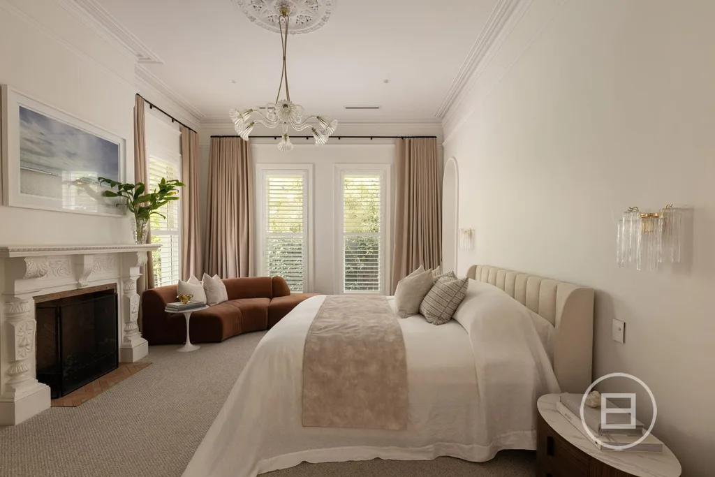 Marty Fox's Toorak home bedroom