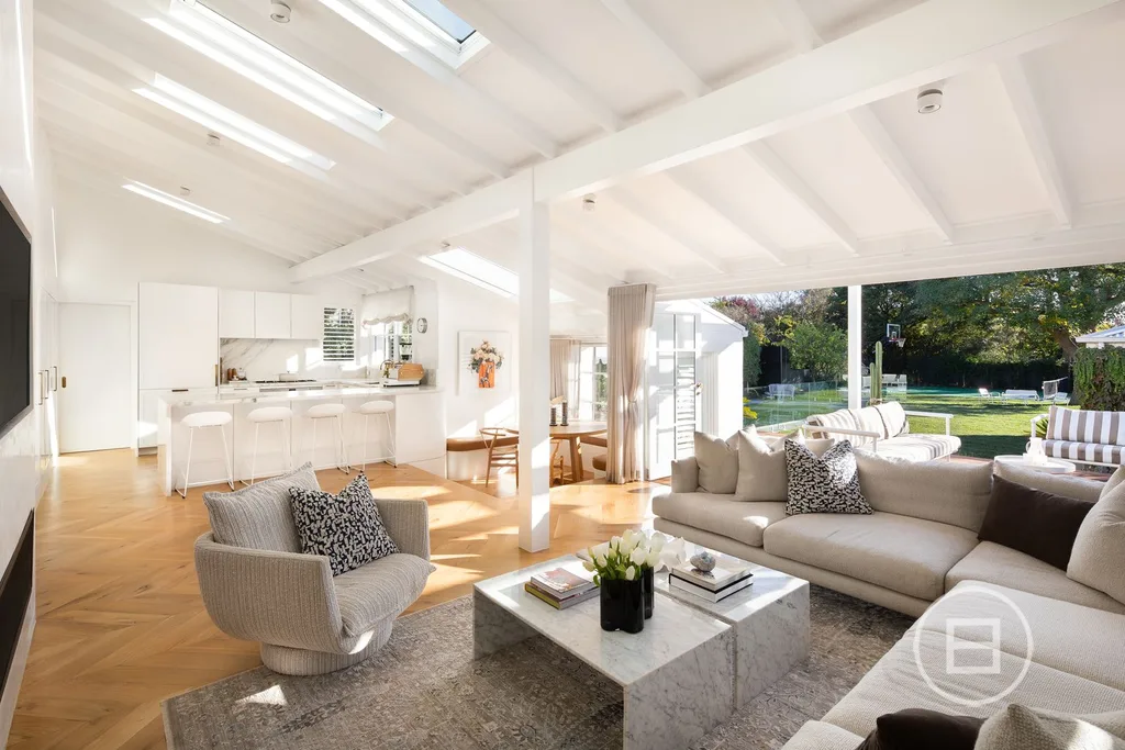 Marty Fox's Toorak home living area