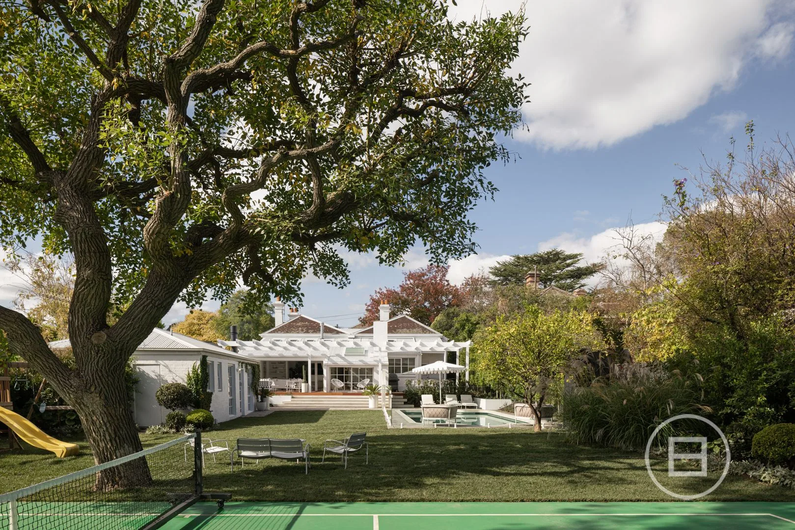 Marty Fox's Toorak home with tennis court