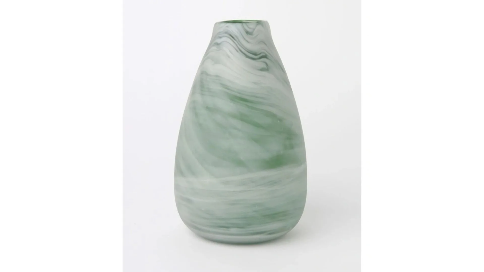 A green vase