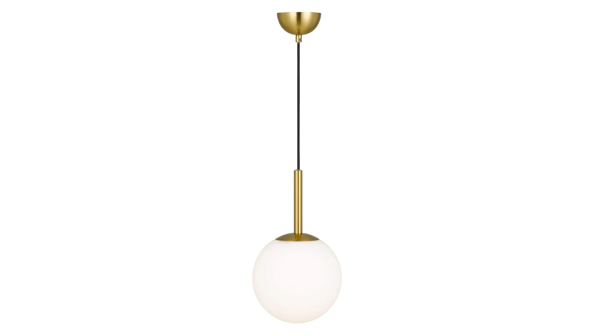 A round pendant light
