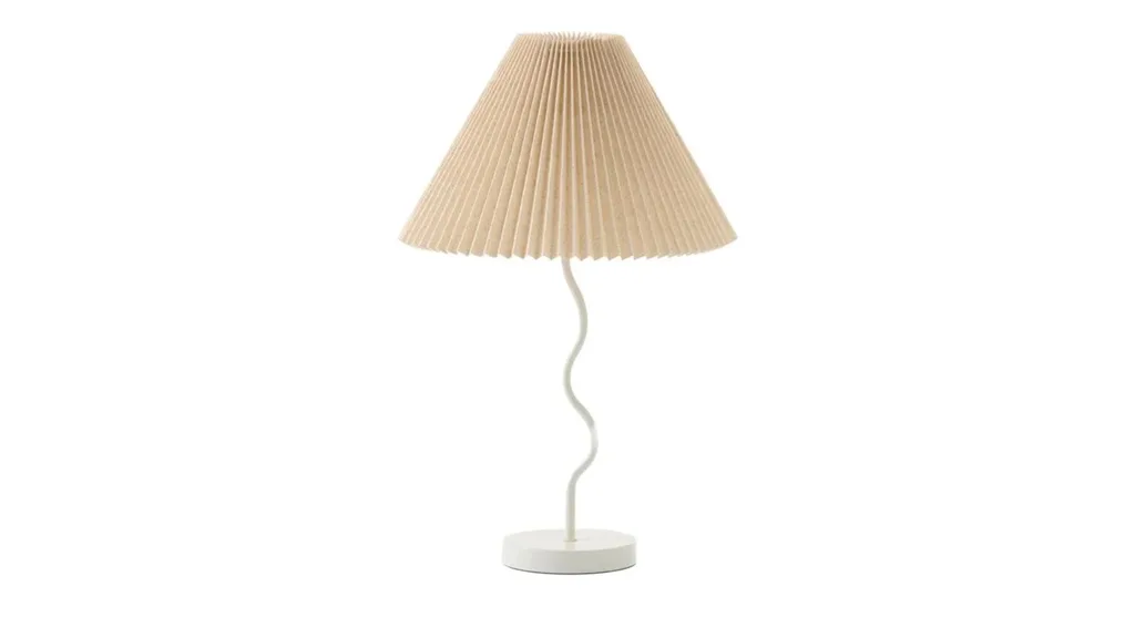 A table lamp