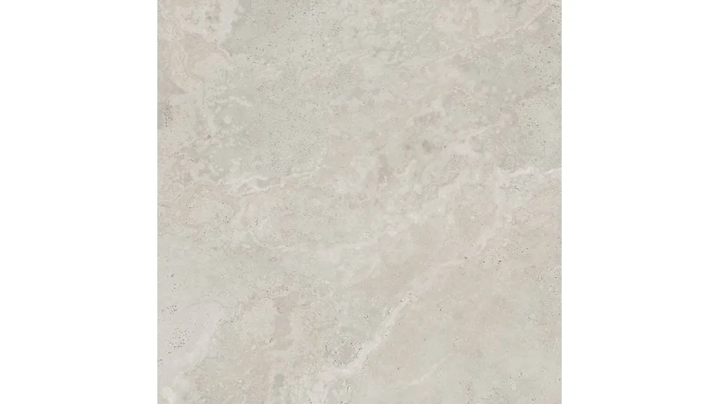 A travertine floor tile