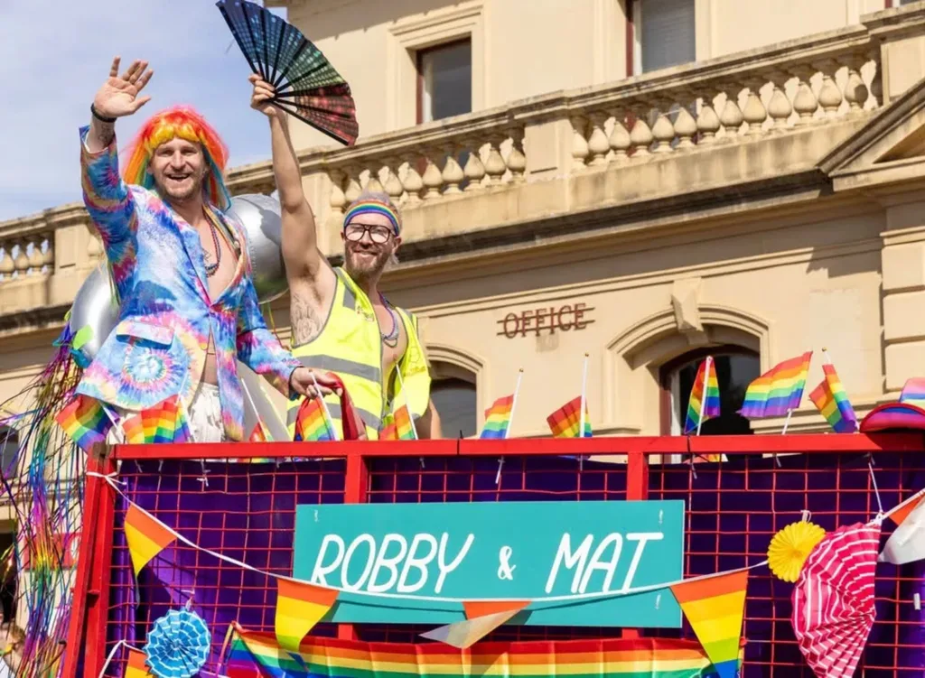 The Block 2025 contestants Robby and Mat