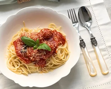 Meatballs recipe cooked with Stanley Tucci Ceramic pan