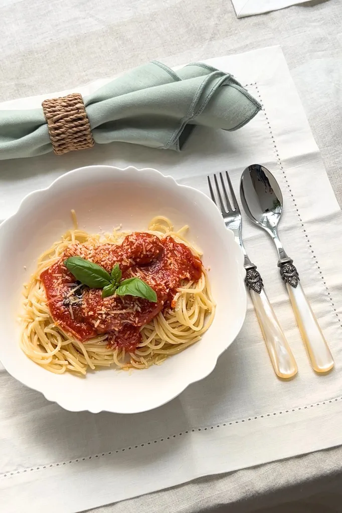 Meatballs recipe cooked with Stanley Tucci Ceramic pan