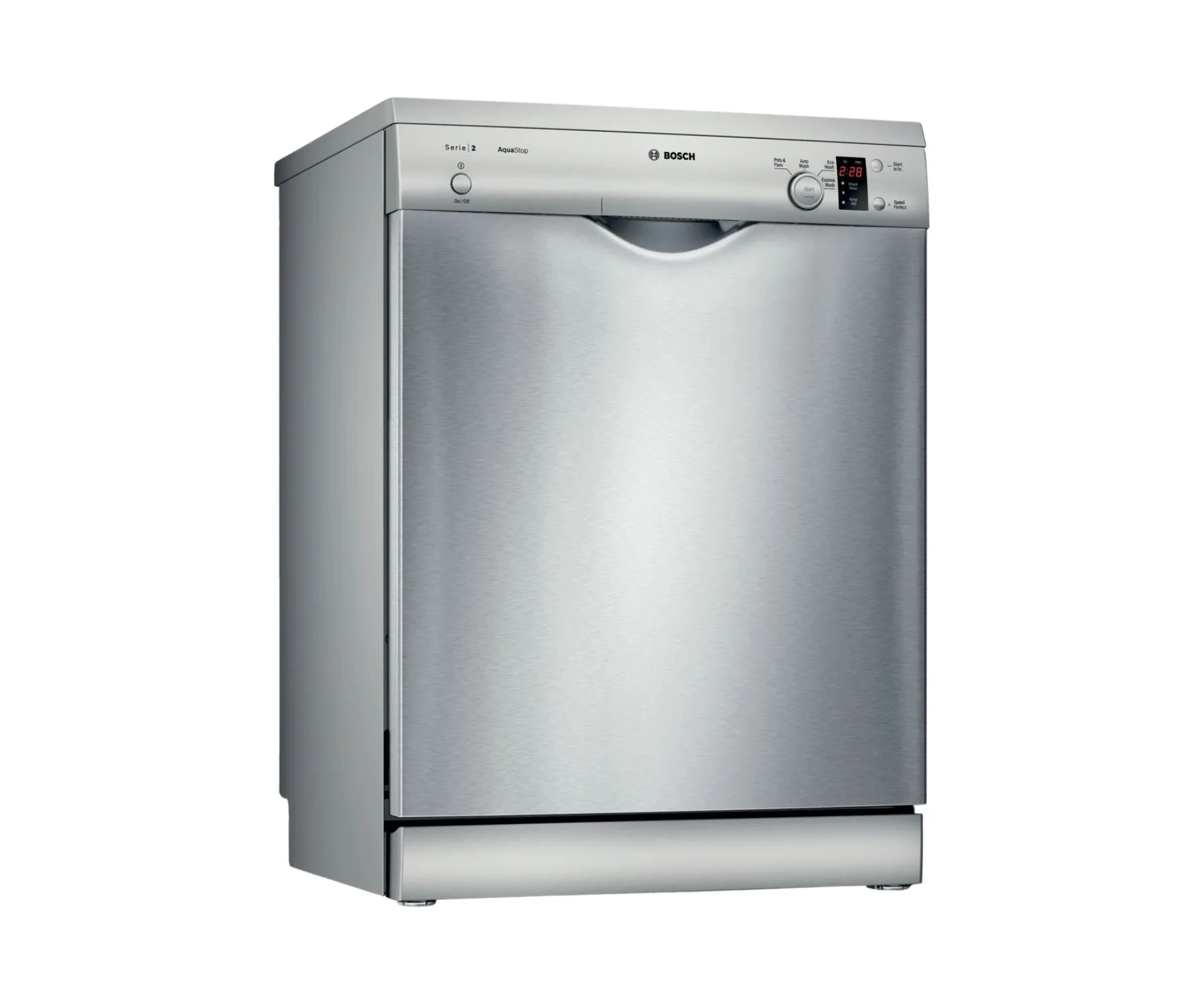 Product image of the Bosch 60cm Series 2 Freestanding Silver Dishwasher ranked best dishwasher for all the bells and whistles in Australia 2026