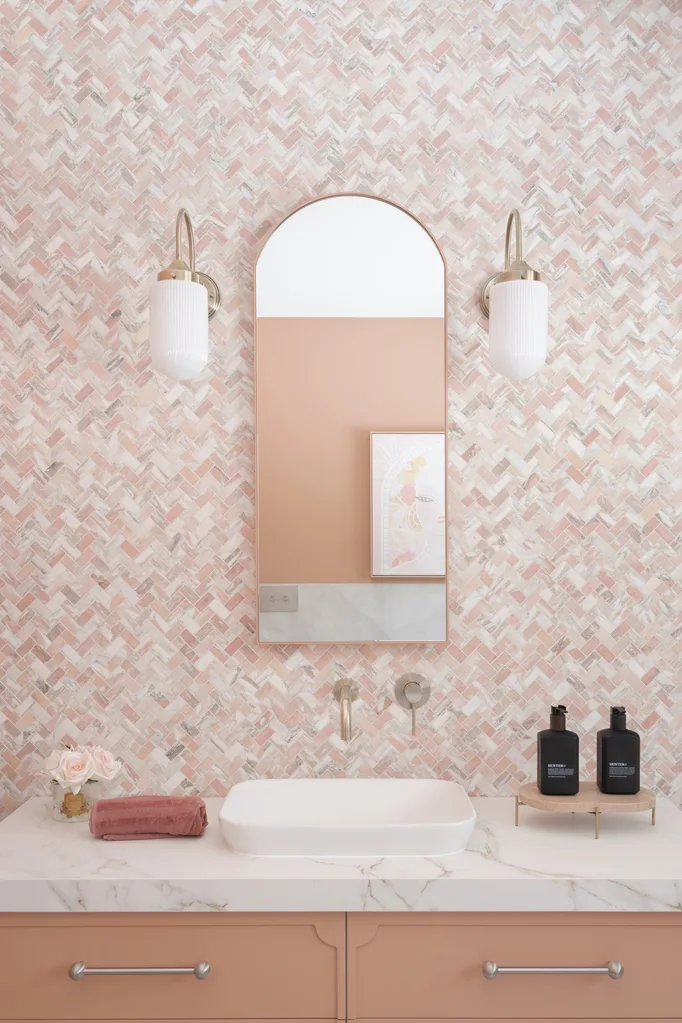 Cinque house by Rachel and Ryan from The Block bathroom
