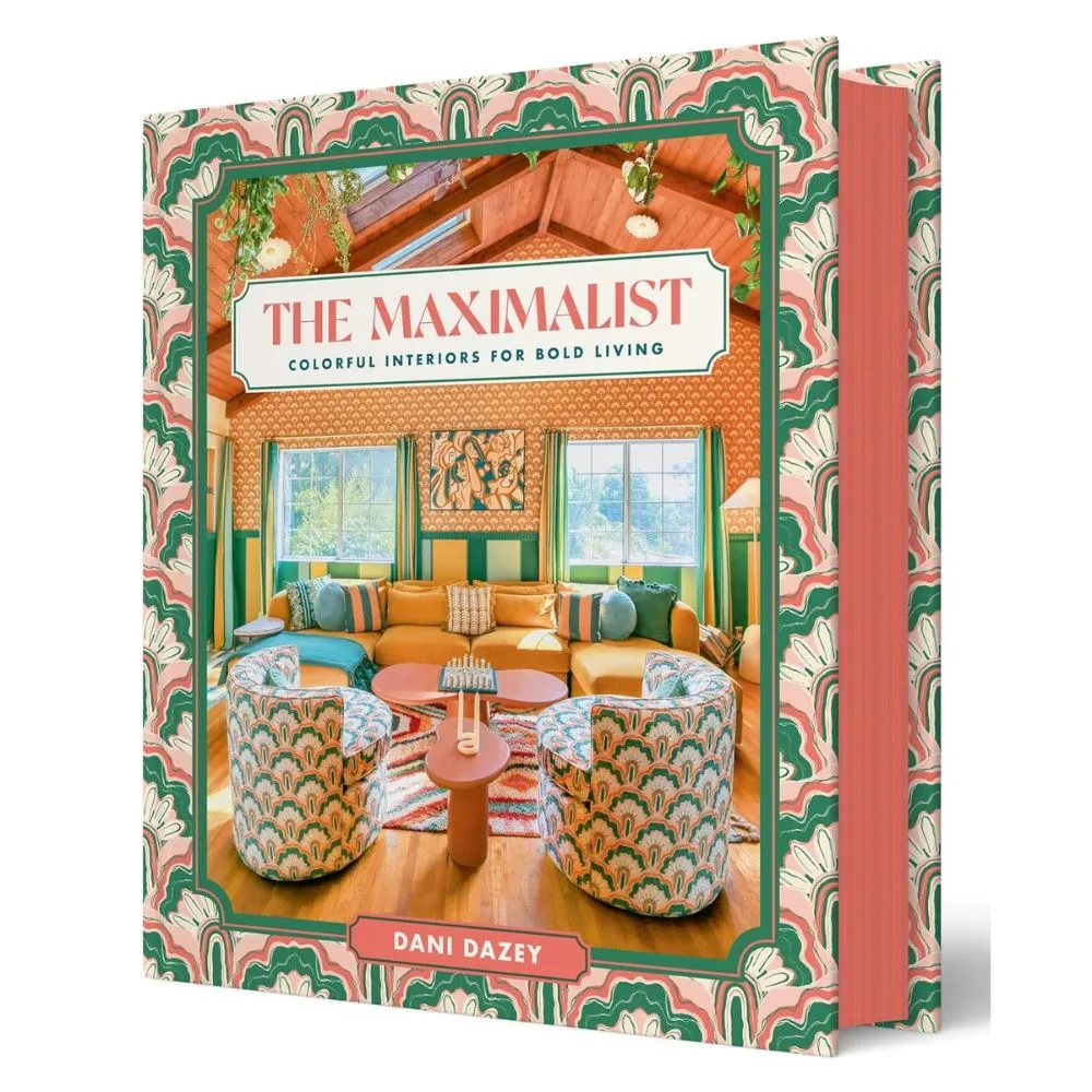 A book about maximalist interior design and decoration