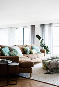 Beautiful living room styled with items available using a David Jones promo code