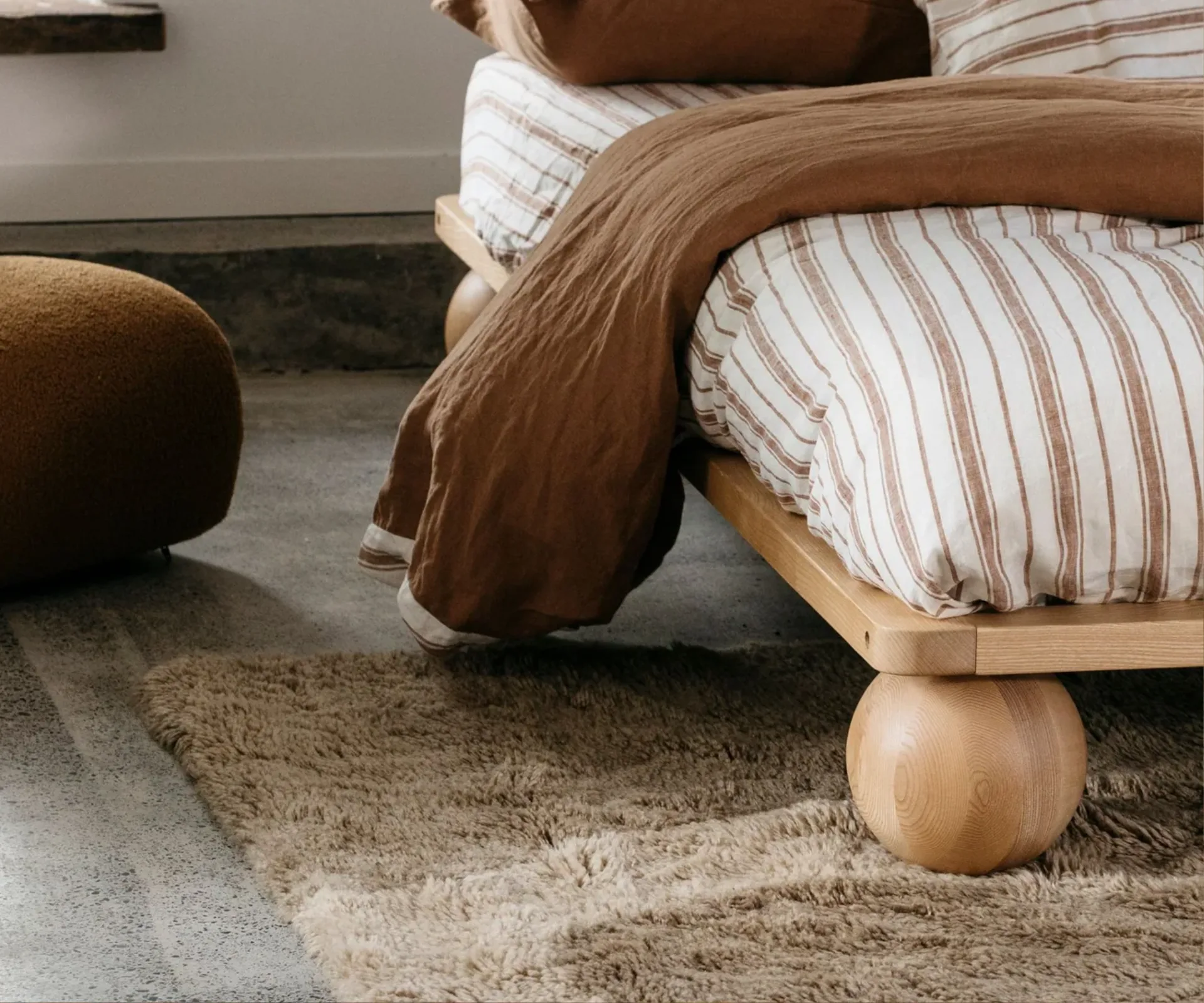 Double Awa Taupe New Zealand Washable Wool Rug + Best High Pile Wool Washable Rug 2026