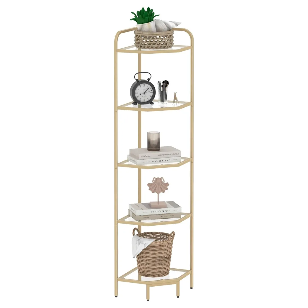 Hzuaneri gold corner shelf
