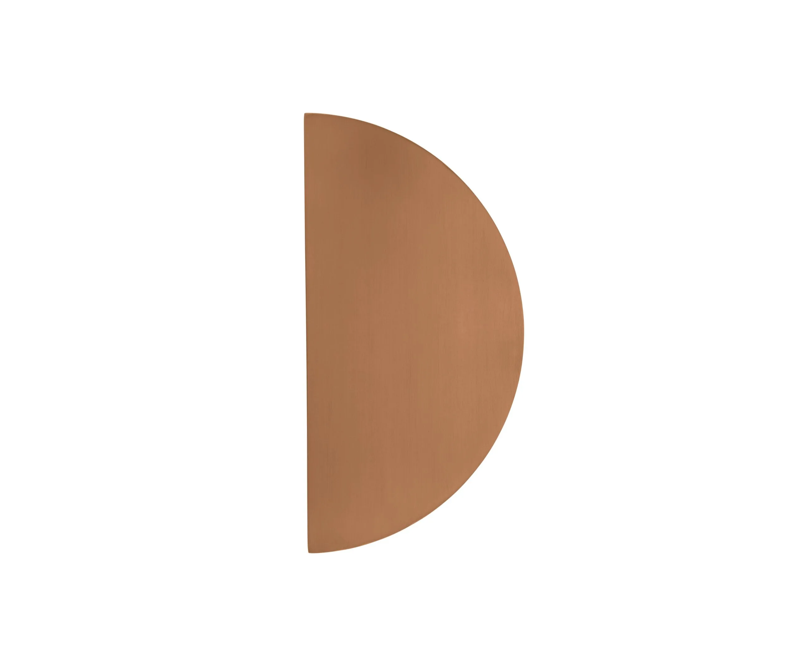 Imes Half Moon Entry Door Pull in Brushed Copper ABI Interiors