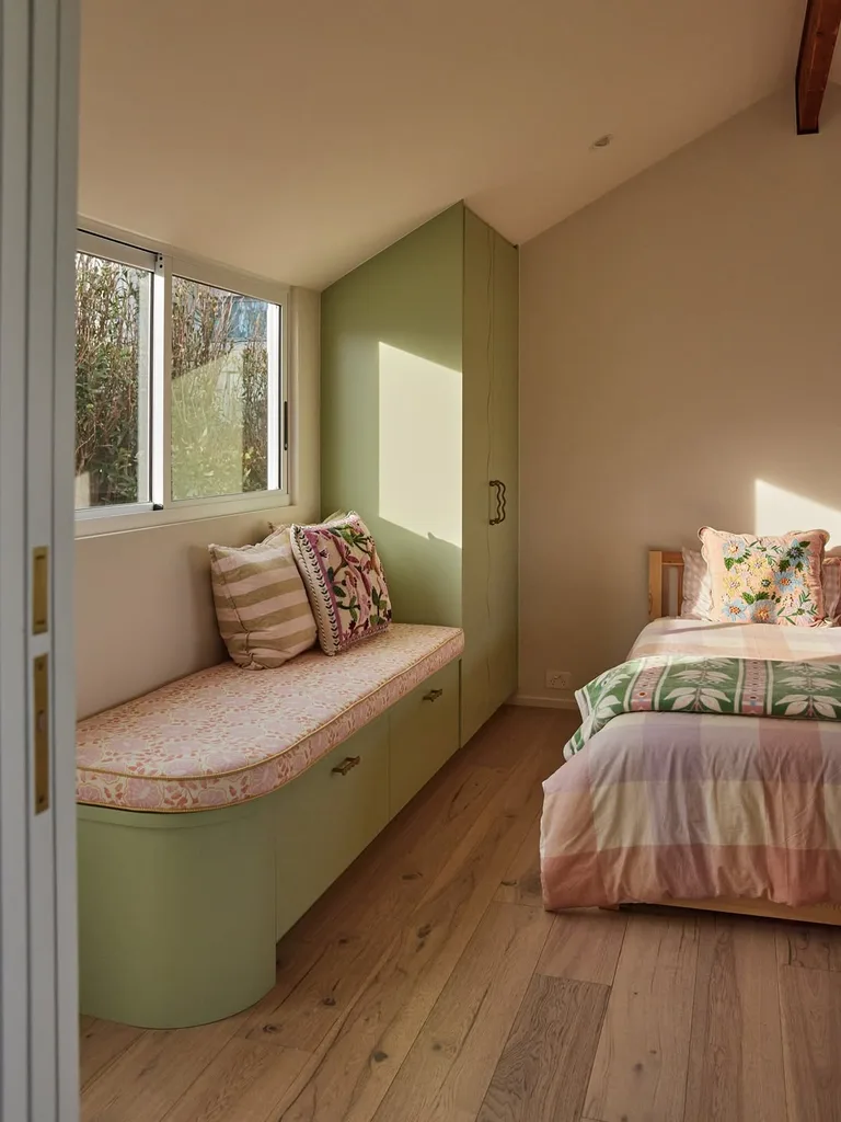 A colourful children's room in Matty J and Laura's home.